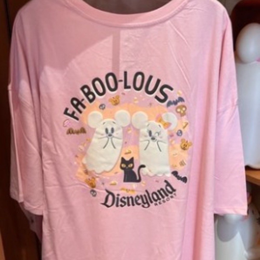 Disney Pink 'Faboolous' Ghost Tee